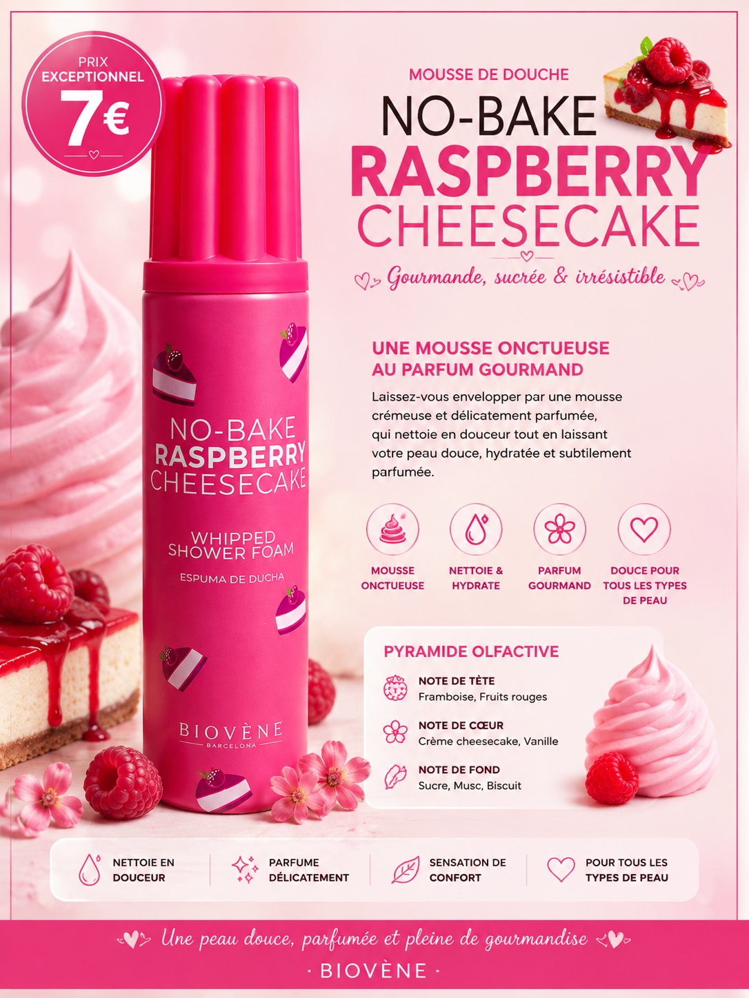 Chantilly de douche